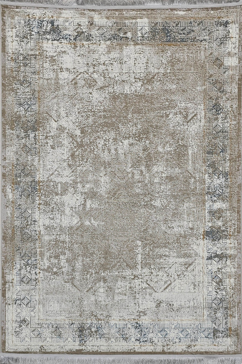 فرش مدرن پتینه والرو مدل 1107 با طرح مینیمال