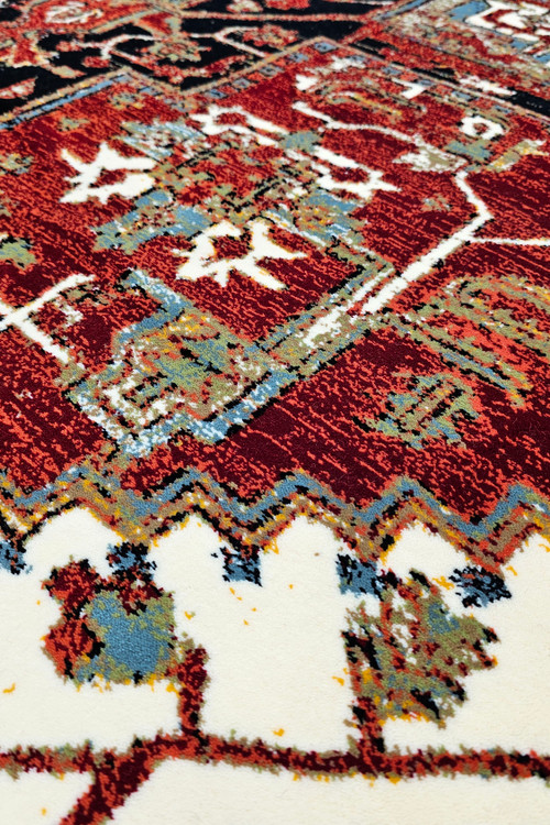 «فرش ماشینی ستاره کویر YAZD طرح کلاسیک – N132 روناسی»