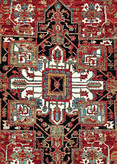 «Setareh Kavir Yazd Persian carpet N132 detailed pattern»
