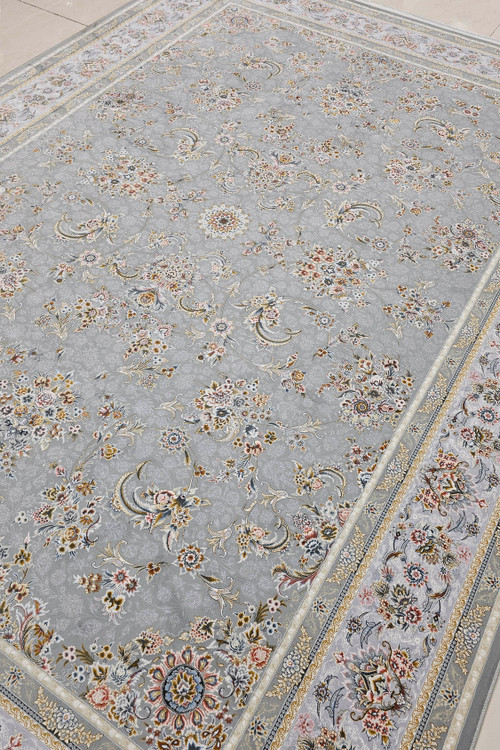 «نورا فیلی صدفی 1200 شانه عظیم زاده فرش ایرانی طرح افشان»