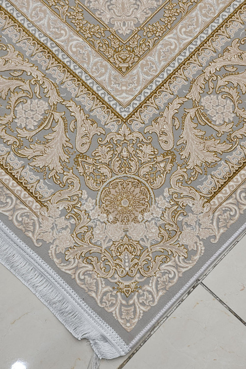 «فرش 1200 شانه ویکتوریا سیلور لایت عظیم زاده – بافت ریز و کلاسیک»