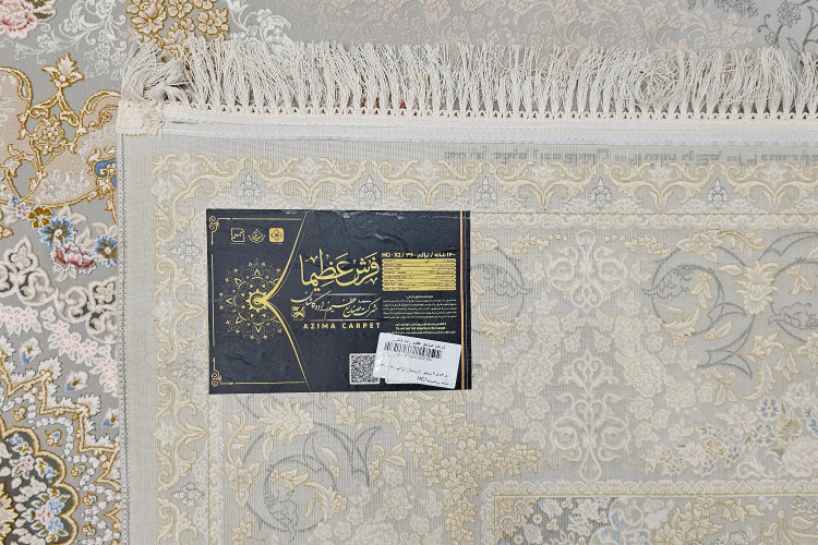 «نقشه کریستال سیلور 1200 شانه عظیم زاده کاشان – فرش ایرانی با کیفیت»