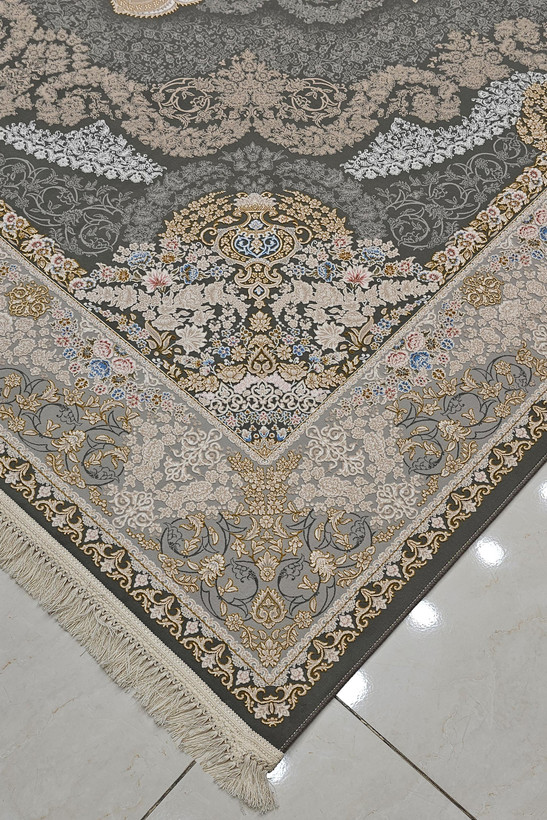 «farsh 1200 shane azimzadeh kashan crystal tosi carpet Persian rug»