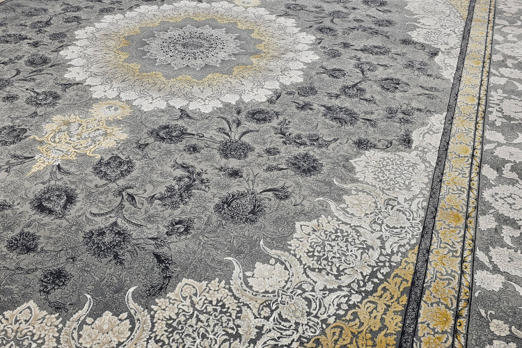 فرش نقشه رستا فیلی وینتیج، پهن شده در اتاق نشیمن، ایجاد جلوهای شیک و آرامشبخش.