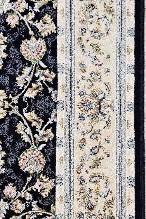 تصویر از پشت فرش کناره عظیمزاده کاشان ۱۲۰۰ شانه