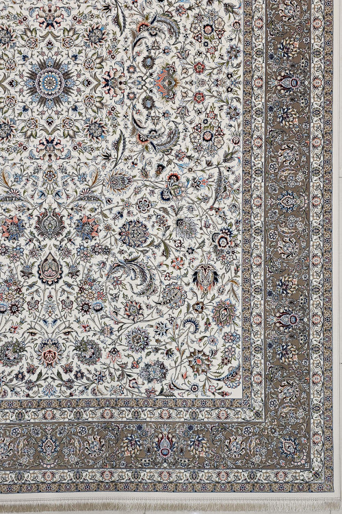 بافت ظریف و باکیفیت فرش ۱۲۰۰ شانه - نرمی و لطافت بینظیر