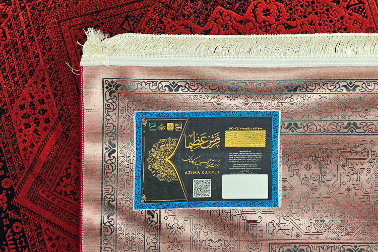 فرش 1200 شانه عظیمزاده، نقشه وینتیج 1801 با طراحی منحصر به فرد و کیفیت بالا.