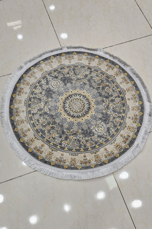 فرش دایرهای 1.5 متری مدل درین فیلی، مناسب سالنهای متوسط و بزرگ.