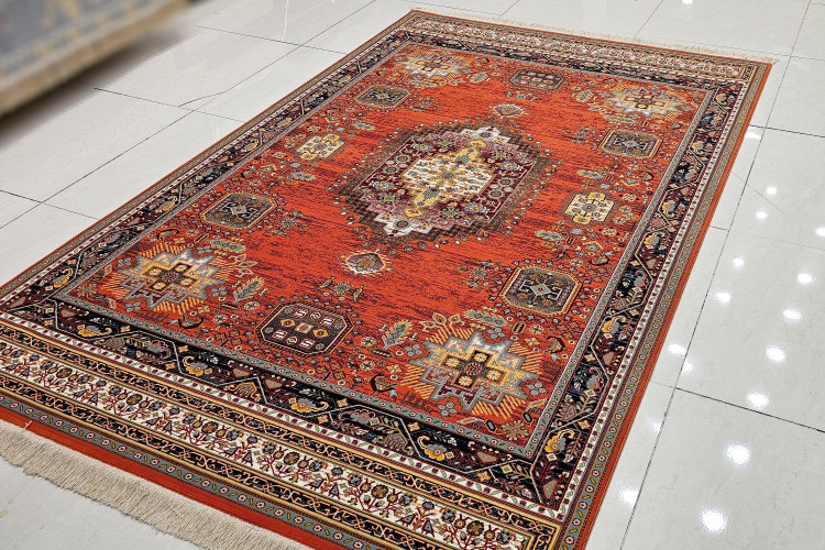 خرید اینترنتی فرش ستاره کویر یزد با تضمین | کلکسیون شاهکار نوین