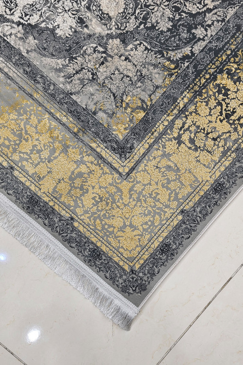 نمایش ریشه بندی و زیکزاک فرش ماشینی بزرگان ایران کاشان