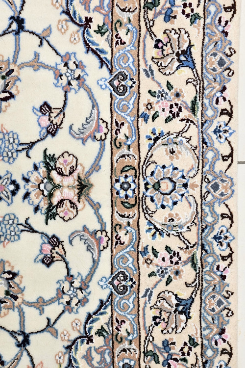 حاشیه فرش نائینی دستبافت | دست بافت نایین