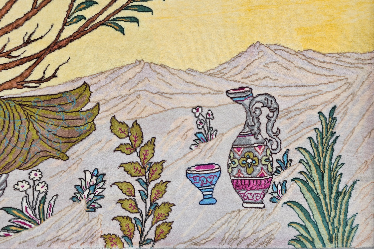 کره دستبافت تابلو فرش تبریزی