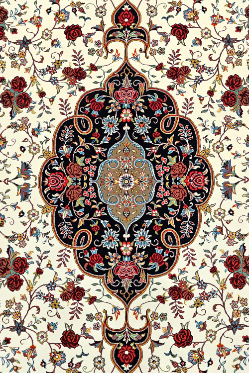 «setare kavir yazd farsh N083 700shane – naqsh asli classic rug»