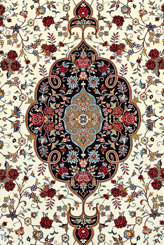 «setare kavir yazd farsh N083 700shane – naqsh asli classic rug»