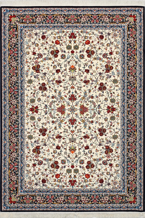 «فرش 700 شانه ستاره کویر یزد N110 شاهکار نوین – طرح کلاسیک و بافت ریز»