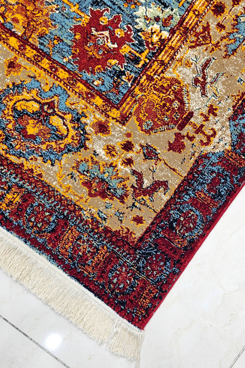 ریشه فرش ستاره کویر یزد کلکسیون شاهکار نوین