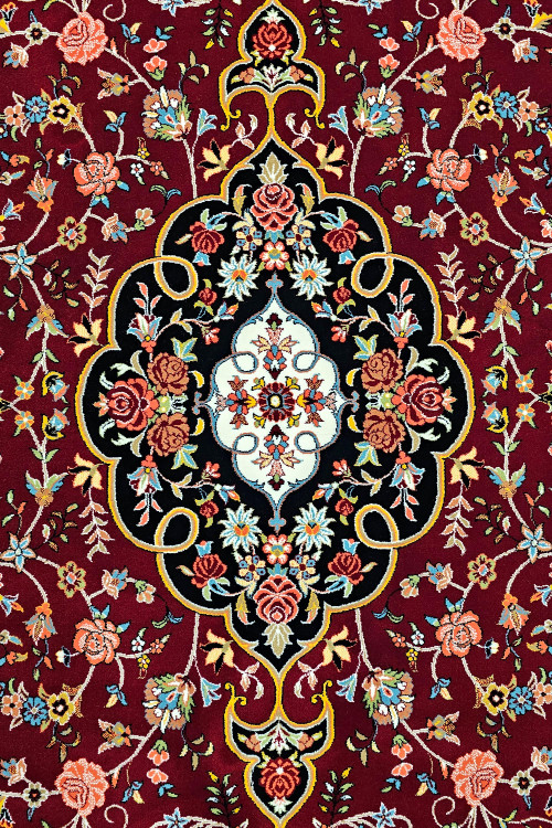 ریشه فرش ستاره کویر یزد کلکسیون شاهکار نوین