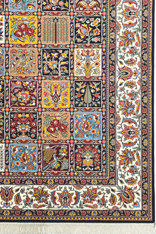 «farsh 500 shane setareh kavir yazd i085 sormei Persian carpet»