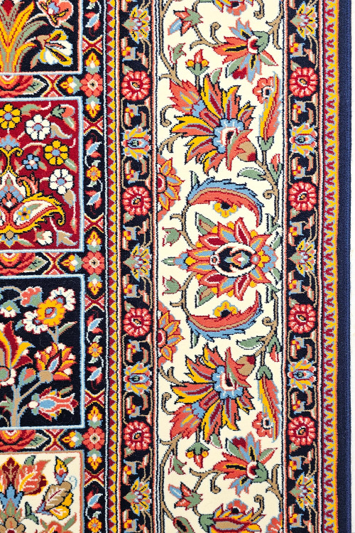 «Setareh Kavir Yazd I085 500shane carpet close-up navy blue»