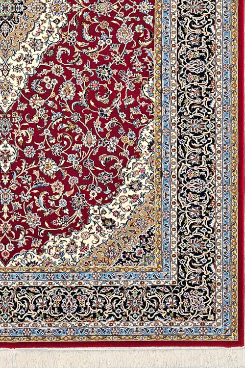 «v003 lacivert farsh 500shane setareh kavir yazd – Persian rug»