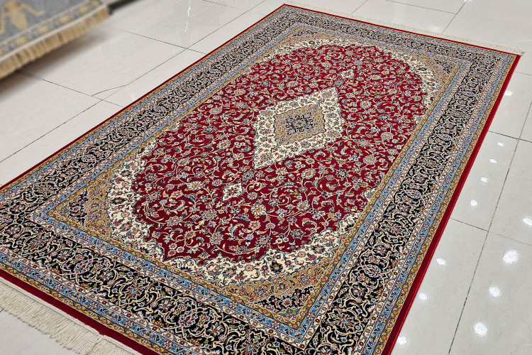 «فرش ماشینی V003 ستاره کویر یزد – بافت نرم و سبک زندگی»