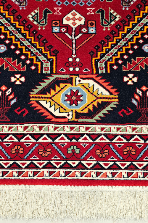 «فرش ماشینی V003 ستاره کویر یزد 500 شانه – بافت ریز و دوام بالا»