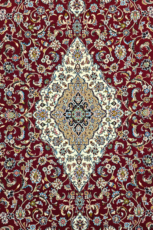 «فرش ماشینی ستاره کویر یزد V003 – مناسب پذیرایی و نشیمن»