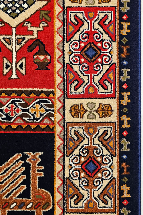 «350 shane ghalim B056 ستاره کویر یزد فرش ایرانی»