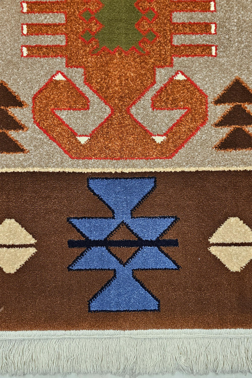 «b055 350 shane ghalim farsh ستاره کویر yazd rug»