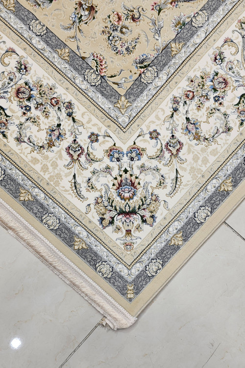 طرح کلاسیک و بدون ترنج فرش افشان طوبی نسکافهای، مناسب برای دکوراسیونهای لوکس