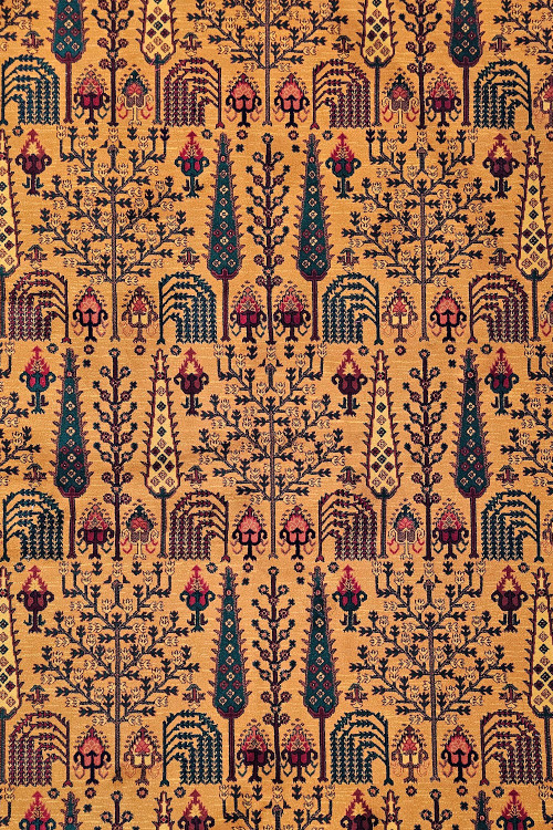 فرش با طرح زیگلر مشابه دستبافت دارچینی دیجی کالا