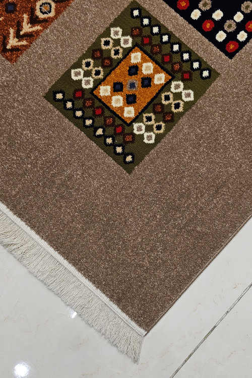 گلیمفرش راهرویی طرح سنتی B072 ستاره کویر