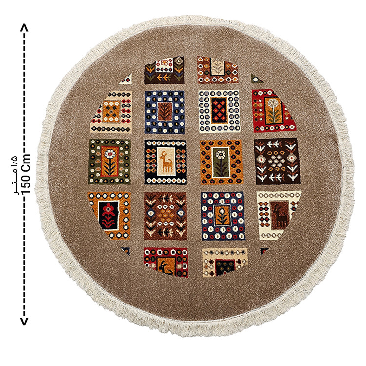 تصویر گلیمفرش B072 در نور طبیعی