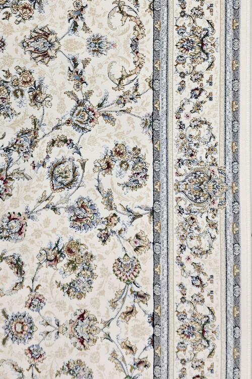 نمای از فرش عظیم زاده نقشه افشان طوبی کرم | با ضمانتنامه کتبی