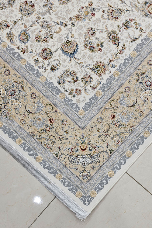 جزئیات نقشه کلاسیک لکسون کرم با رنگبندی کرم و طلایی