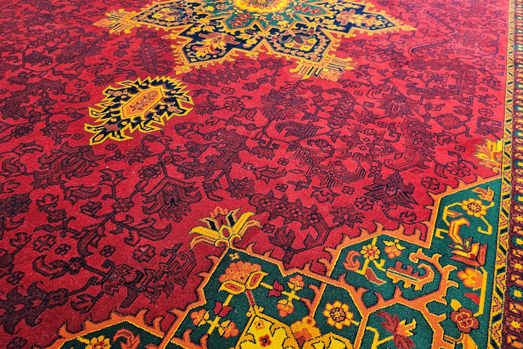 فرش با نخ تماما اکریلیک | مرینوس ترکیه نخ خالص