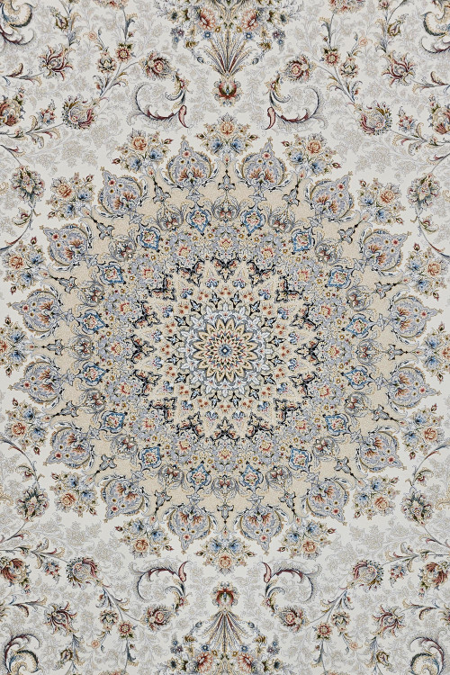 فرش ترنج دار طرح دستبافت | نمایشگاه بین المللی فرش در اصفهان