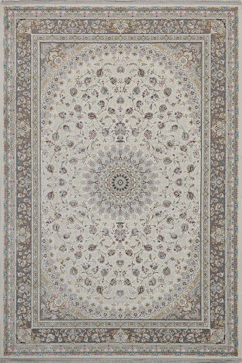 فرش 1500 شانه قیطران ستوش کرم با تراکم 4500 – کلوزآپ نقش افشان