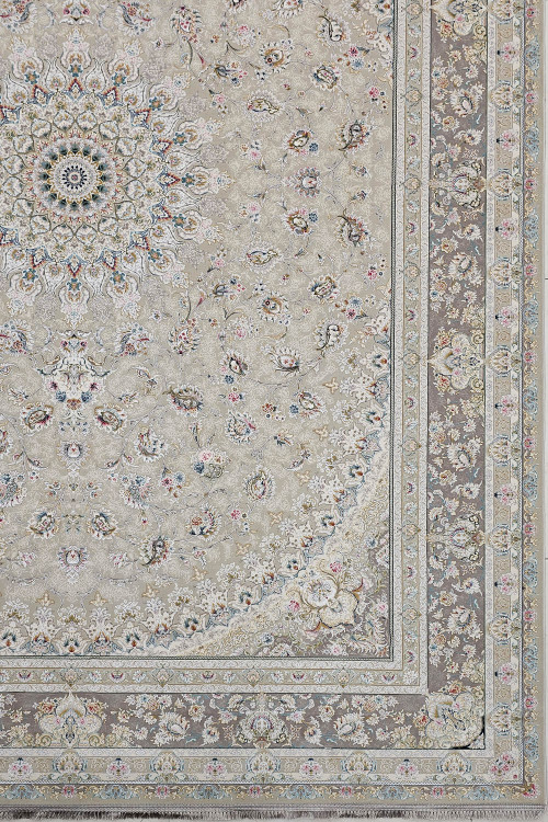 جزئیات بافت فرش قیطران رنگ فیلی مناسب خانههای شیک