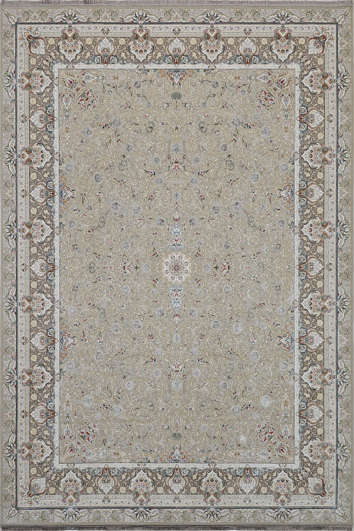 نمای نزدیک از بافت فرش سیندخت فیلی قیطران با تراکم 4500