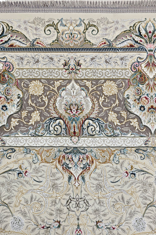 دکوراسیون روشن با فرش سیندخت دستبافتنما قیطران