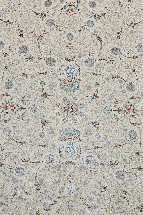 فرش لاکچری رنگ کرم برای پذیرایی مدرن و کلاسیک