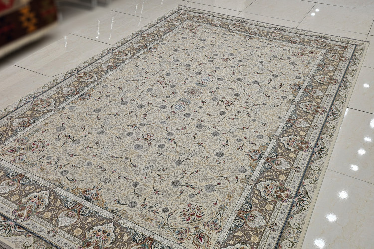 عکس فرش 1500 شانه سیندخت قیطران با نور طبیعی