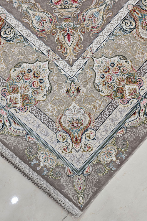 فرش سوسنی شیک برای دکوراسیون مدرن و لاکچری