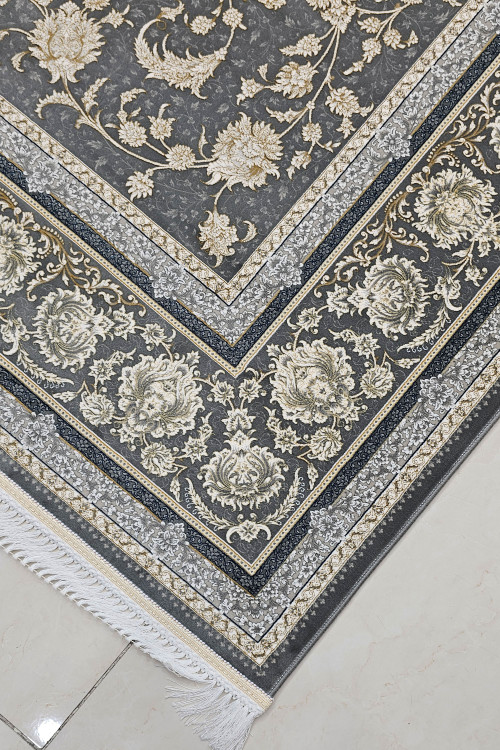 فرش طوسی رنگ مدرن مناسب دکوراسیون مینیمال