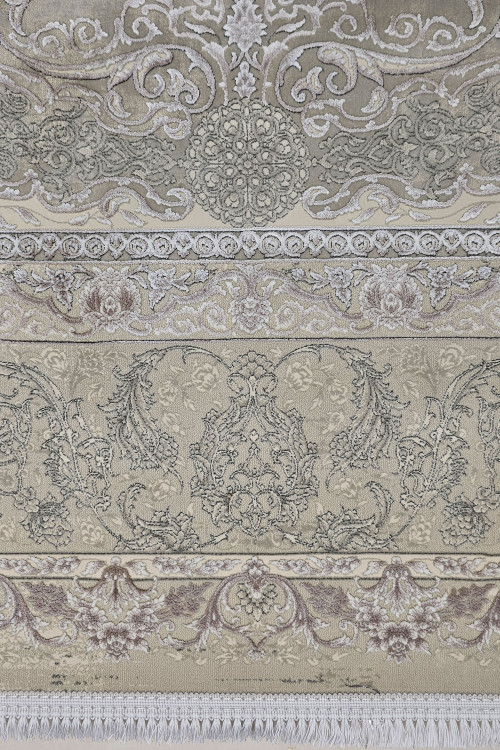 فرش کرمرنگ 1200 شانه قیطران با نقشه سنتی مژده