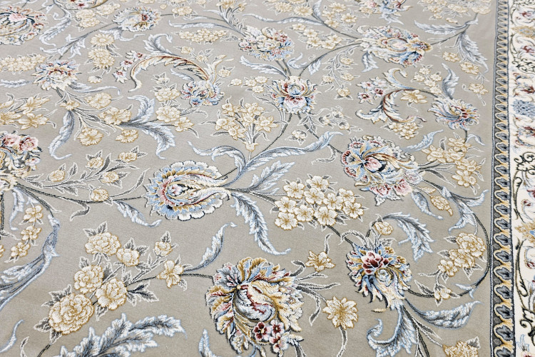 نمای گوشه فرش چکاوک فیلی با حاشیه سنتی