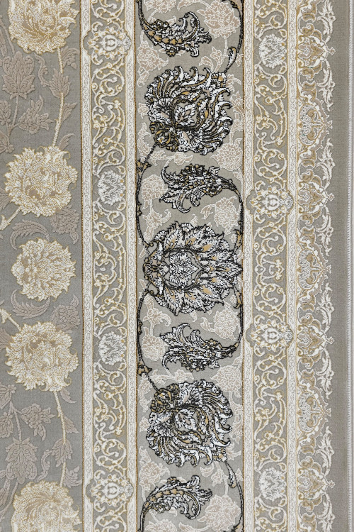 بافت دقیق و ظریف فرش گل برجسته فیلی