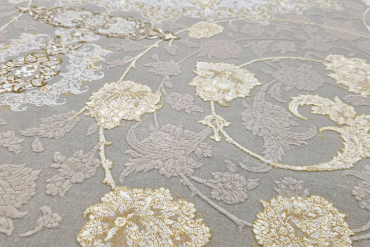 عکس دکوراتیو فرش مهناز در فضای نشیمن