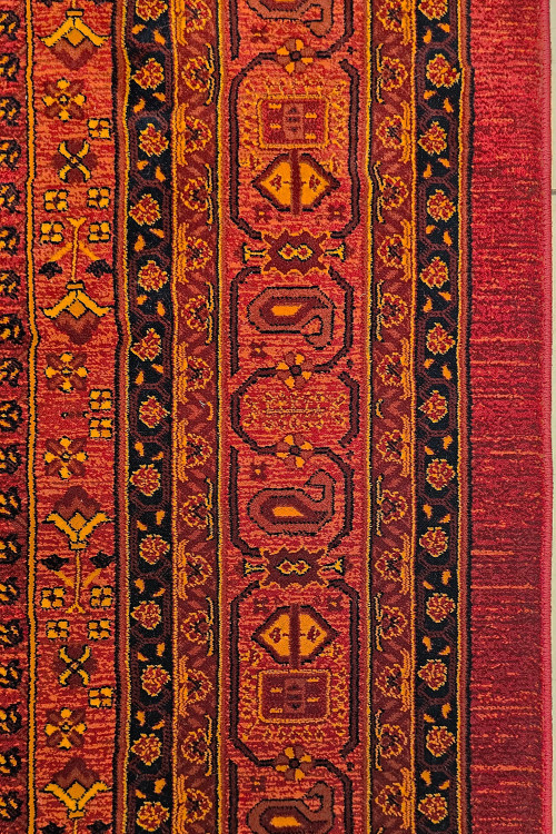 عکس فرش مرینوس با نقش و نگار ایل قشقایی